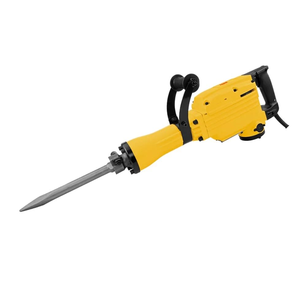 PMDH15P 15 kg Demolition Hammer | 1400 W Motor | 45 J Impact | Heavy-Duty Hammer Drill Machine | Concrete Breaker Hammer | Tile Removal, Wall Chasing, Masonry Work | 6-Month Warranty | Yellow