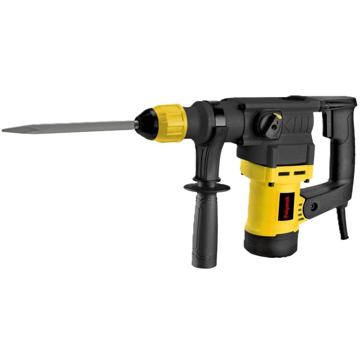 PM28RH 800W Rotary Hammer Drill | 28 mm Drilling Capacity | 815 RPM | 4 J Impact Energy | 3 Modes: Drill, Hammer, Chisel | SDS-Plus Quick-Change | Soft-Grip | 6-Month Warranty | Yellow